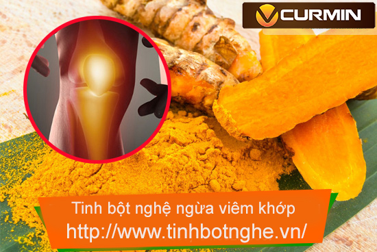 tinh bột nghệ chữa viêm khớp