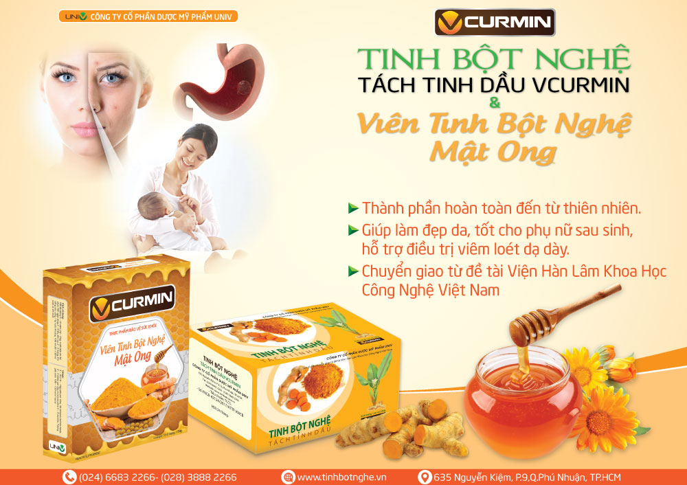 tinh bột nghệ vcurmin